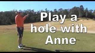 Play golf with professional, Anne Rollo
