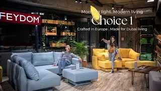 Choice 1 Modular Sofa Bed | European Design for Modern Dubai Living
