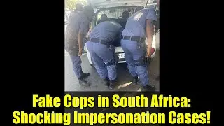 Fake Cops in South Africa: Shocking Impersonation Cases!