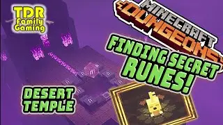 DESERT TEMPLE SECRET RUNE LOCATION in MINECRAFT DUNGEONS to unlock Secret Room