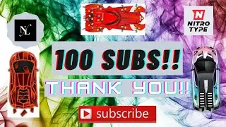 Thank you so much for 100 SUBS! Nitro Type 2022, #NitroTypeMoneyHack #acetypyernitrotype #NitroType💯