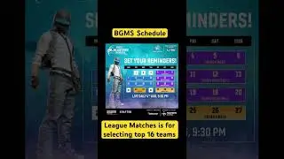 BGMS Schedule | BGMS Nodwin Event Schedule | star sports Event #bgmi #bgms #nodwingaming #pubgmobile