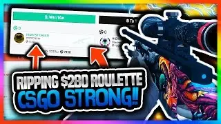 RIPPING $280 ON CSGO STRONG!!? (Can i EVER hit the Green?!) CSGOSTRONG ROULETTE BETTING!!