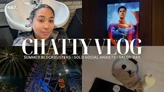 MOVIE NIGHT AT THE LOT LUXURY THEATER + Hair Refresh + Hot Mat Pilates + McClain Cellars | Vlog 487