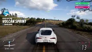 FH5 2020 Toyota GR Supra RWD A800 tune with details