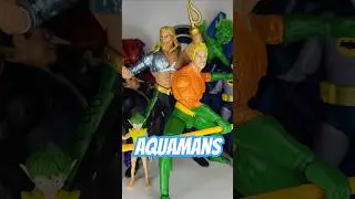 DC Multiverse Aquamans! #dcmultiverse #aquaman #mcfarlanetoys #actionfigures #jla