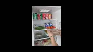Useful Kitchen Gadgets ~ Refrigerator Plastic Storage Container ~ Fridge Organizer #shorts