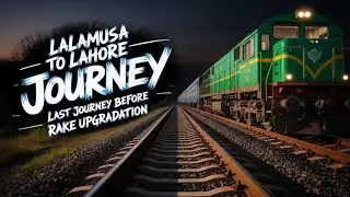 Subak Kharam Railcar LAST JOURNEY | Lalamusa to Lahore train | Old Rake&rsquo;s Final Ride Before Upgrade