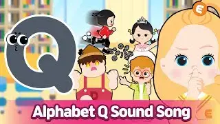 Alphabet Q Sound Song l Phonics for English Education