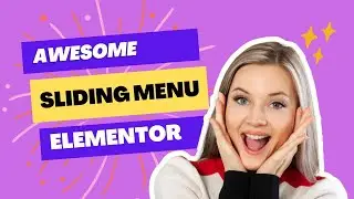 How to make sliding side menu using Elementor Flexbox Container 2023 | Wordpress Tutorial