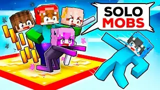 Minecraft Pero Somos MOBS en Un Solo LUCKY BLOCK!
