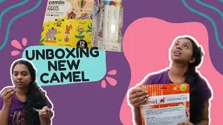 Unboxing new camel painting kit worth 199/_😱