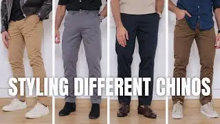 HOW TO STYLE CHINOS FOR MEN | MUST HAVE CHINOS 2025