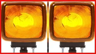 Truck-Lite 5800AA Incandescent Light (Signal-Stat 5800 Series Yellow Square Dual Face, Side Marker,
