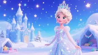 Elsa and the Sparkling Sky ✨❄️ | Playful Waltz Cut 4 | Magical Kids Song & Dance Adventure!