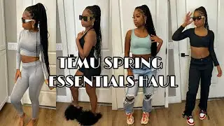 8 SPRING OUTFIT IDEAS | 12 Ultra-affordable Spring Essentials * ft. temu classy & sexy!