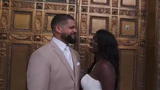 Their Wedding shoot at the Hartford City Hall was Absolutely Stunning