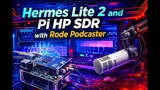 Amazing Hermes Lite II with PiHPSdr and Rode Podcaster Audio - Ham Radio