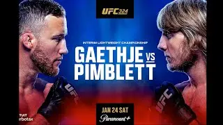The MMA Analysis - UFC 324 Gaethje vs Pimblett Preview
