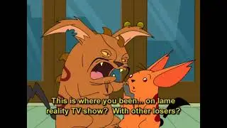 Xandir, Toot and Wooldoor tripping balls. (Quite literally). #drawntogether