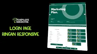 Light Mikrotik Login Page - Green Mikrotik Template - Mikrotik Login Page Configuration