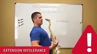 Chiropractor explains EXTENSION INTOLERANCE | Effects on spine with visual demonstration!
