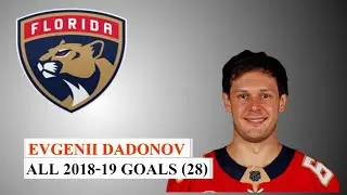 Evgenii Dadonov (#63) All 28 Goals of the 2018-19 NHL Season