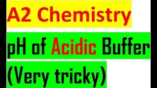 What is Buffer? how to find the pH of a Buffer solution? A2 Chemistry