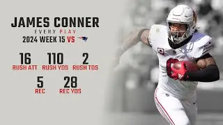 James Conner Week 15 Replay: Every Run, Target, and Catch vs New England Patriots