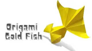 Origami Goldfish Tutorial- Easy origami fish for kids- Easy Paper craft for kids- Origami Animal