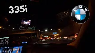 Ночная поездка BMW F30 335i 2015 года с @NikonDon