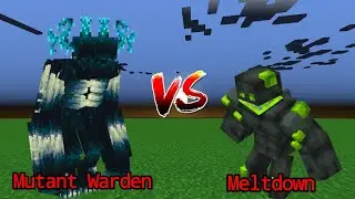 Mutant Warden vs Meltdown | Minecraft Mob Battle
