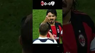 AC Milan vs Tottenham Hotspur UCL 2010/11 Gattuso fights 🔥#football #youtubeshorts #shorts