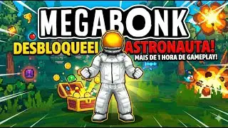 Gameplay de Megabonk: Joguei até desbloquear o ASTRONAUTA!