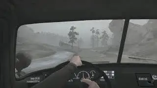 Spintires Mudrunner : B-131 Log Delivery Using Dashcam : The Island Map