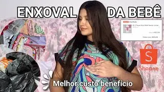 COMPRINHAS NA SHOPEE PARA O ENXOVAL DA BEBÊ - parte1  