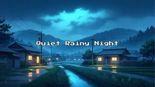 Rain Sounds and Soft Lofi | Peaceful Korean Night for Work and Focus 😌