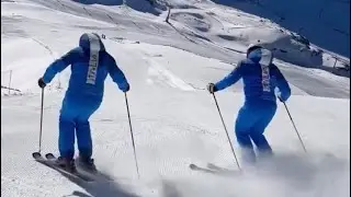Father and son, the style of Goffredo and Andrea Mammarella, National Ski instructors 🇮🇹