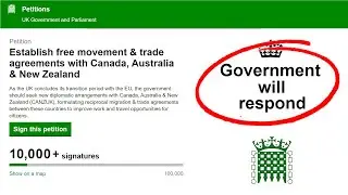 CANZUK Petition To Receive UK Government Response