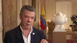 El Presidente de Colombia, habla sobre el proceso de paz