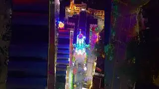 Most Beautiful church in Bangalore|christmas at St. Mary's Basilica church|  #droneshots #ytshort
