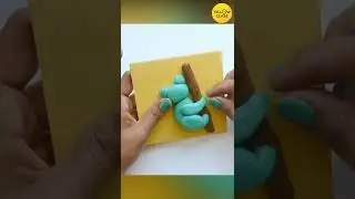 Learn Beautiful Clay Craft | 5 Minute Craft | Diy #shorts #crafts #yellowclass