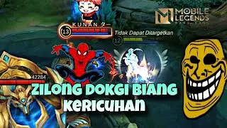 Zilong dokgi exeboy || cara bikin musuh defeat😂 #mlbb #zilongexeboy @MobileLegends5v5MOBA