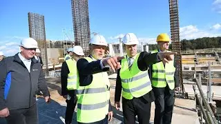 Jandroković i Hrebak obi&scaron;li gradili&scaron;te bjelovarskih Termi Wellovar