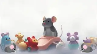 Sevim fare 🐭 çocuk şarkısı dinle müzikli çocuk videosu 