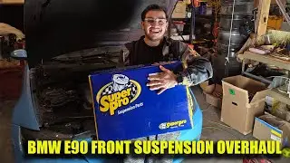 BMW E90 FRONT SUSPENSION REPLACEMENT SMURFS WHIP💯💪💥💥💯