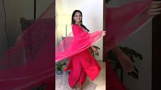 Pink Salwar Palazzo Set