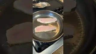 How to pan sear sea bass / branzino #cooking #branzino #fish