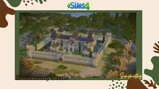 Windenburg Castle | Sims 4 Speed Build | ASMR style ✨