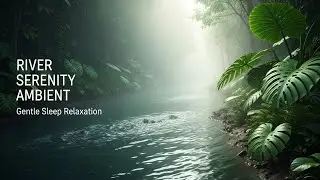 Calming Forest Ambience with Gentle River Flow for Sleep Meditation Stress Relief and Calm Focus
